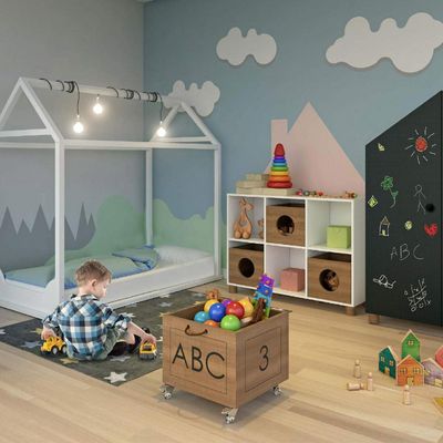 Imagen 2 del producto Estante Sognare MDF 6 Nivel(es) 133x77x35 cm Blanco/Café