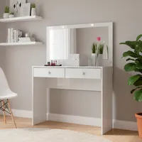 Tocador 2 Cajón(es) India 91x133x41 cm Blanco