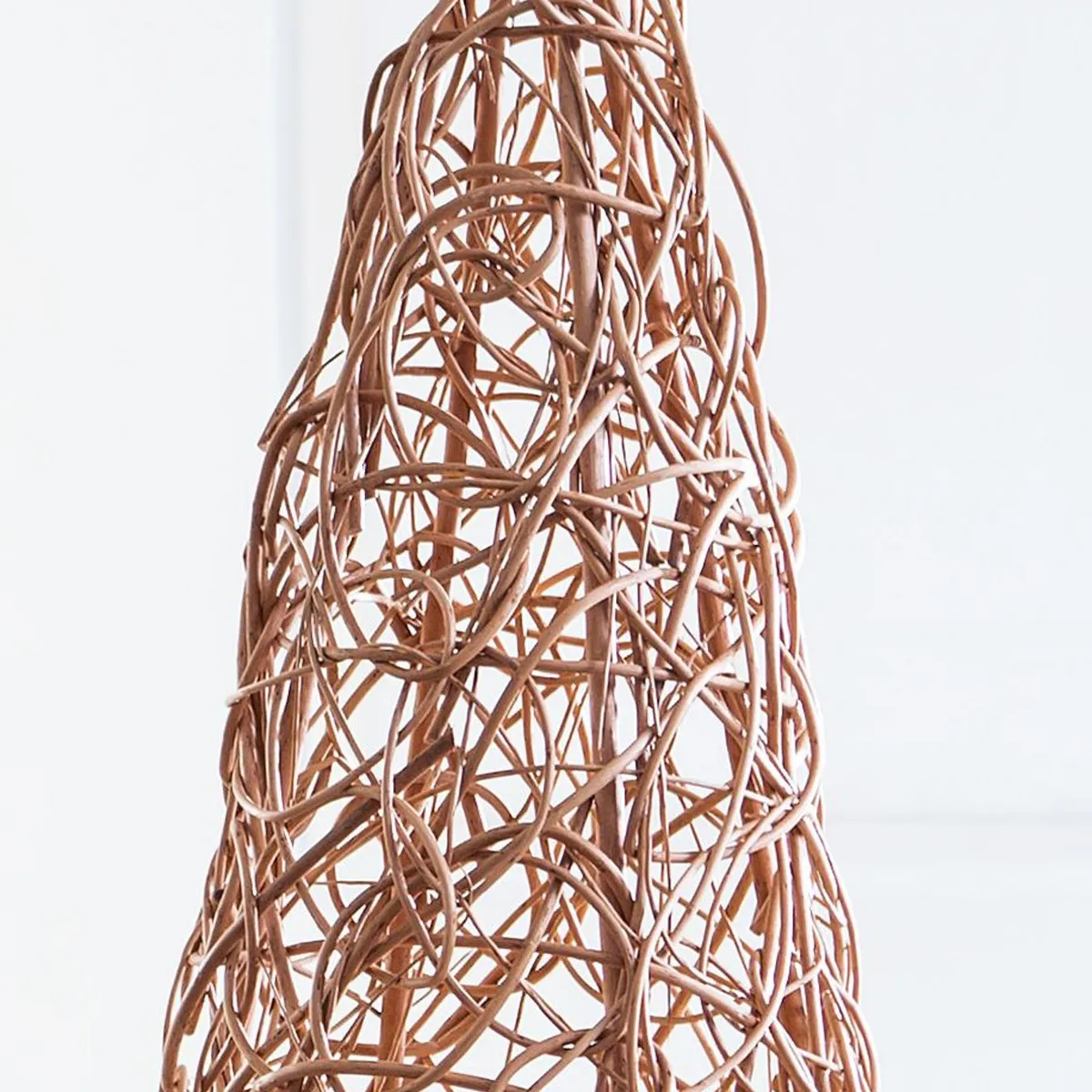 DECO MIMBRE - Árbol de Navidad Mimbre 48x130 cm Café