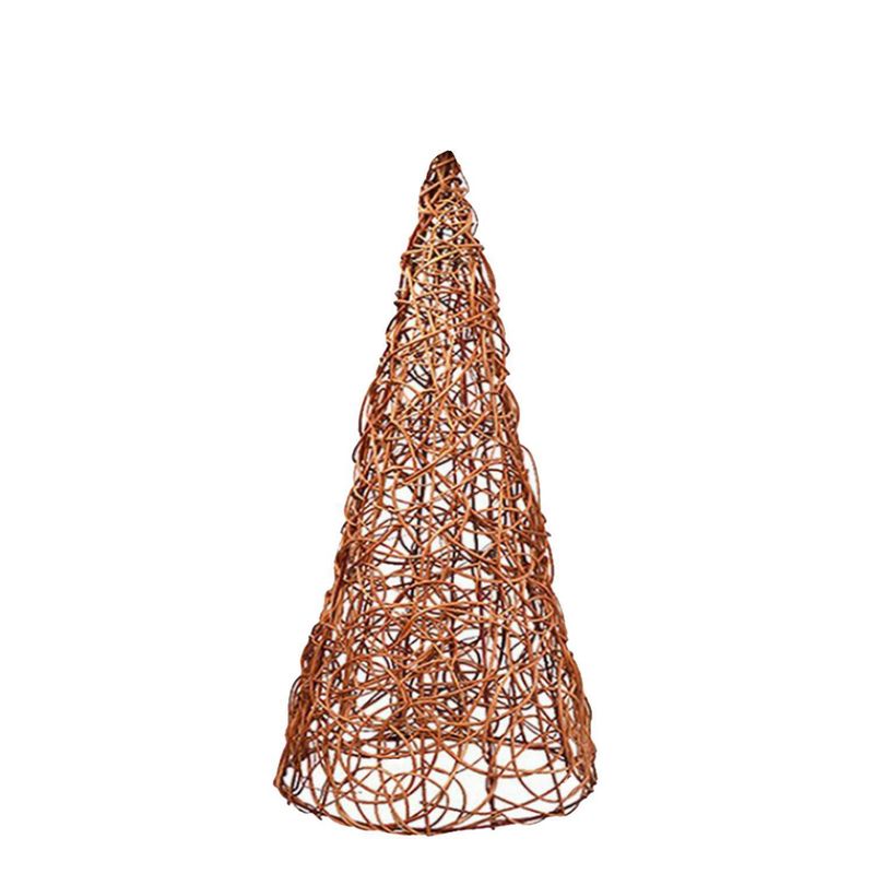 DECO MIMBRE - Árbol de Navidad Mimbre 53x150 cm Café