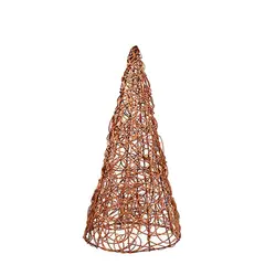 DECO MIMBRE - Árbol de Navidad Mimbre 53x150 cm Café
