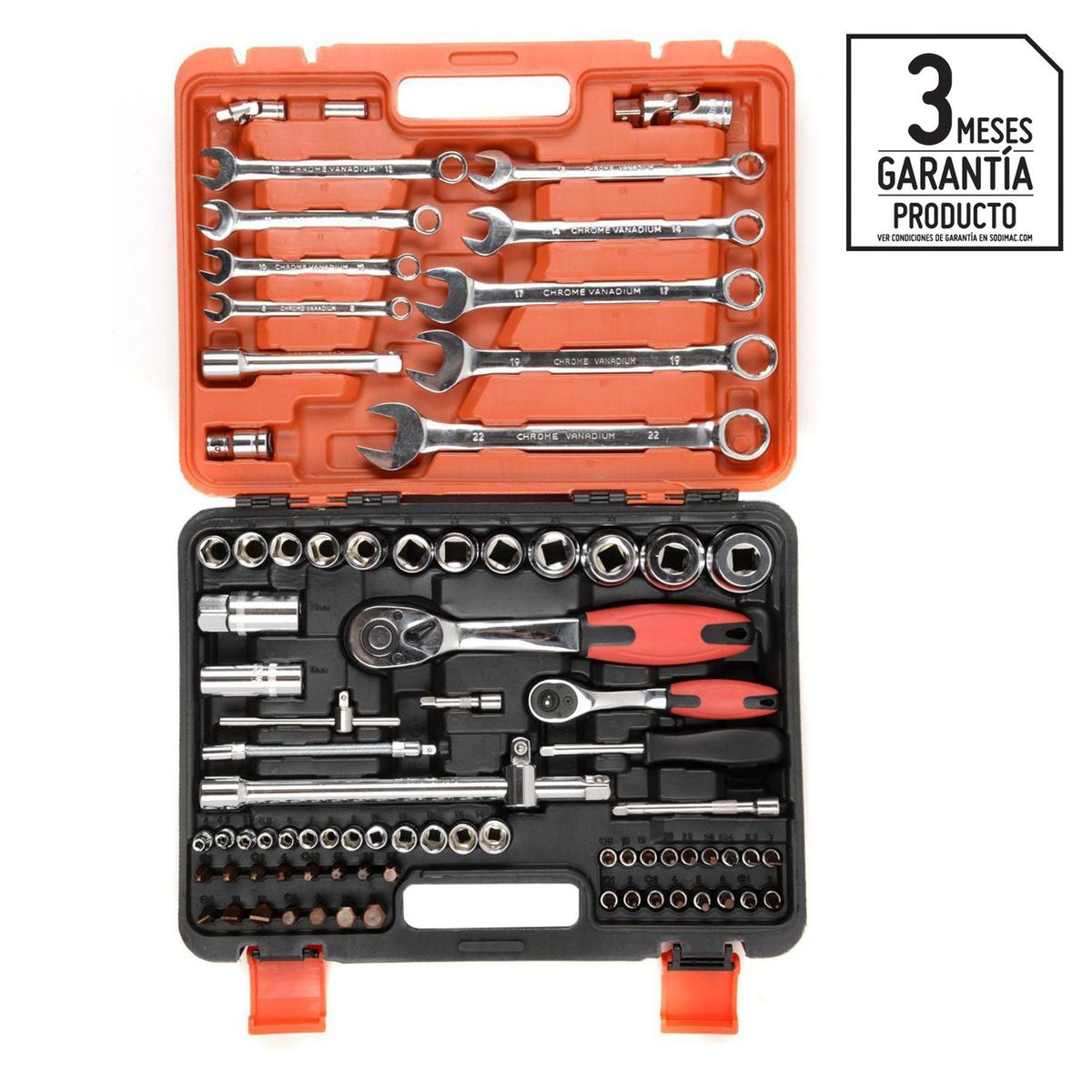 KOXIS - Caja de Herramientas dados y llaves 82 piezas