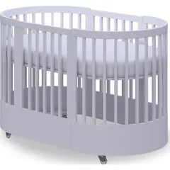 KIDSCOOL - Cuna progresiva 75,4x81,4x153 cm blanco
