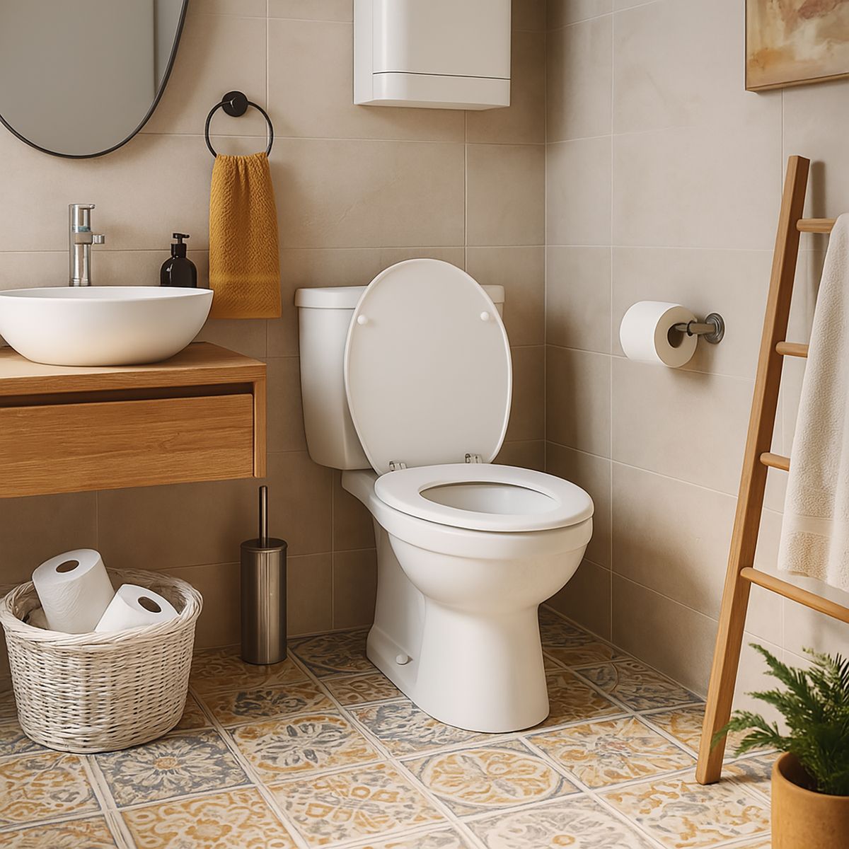 FANALOZA - Asiento WC Standard Plus Blanco