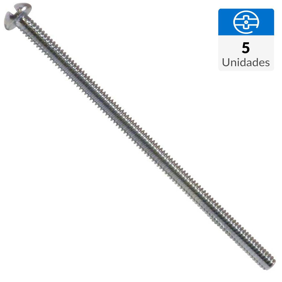 FIXSER - Perno cocina combinado 1/8"x3" 5 unidades