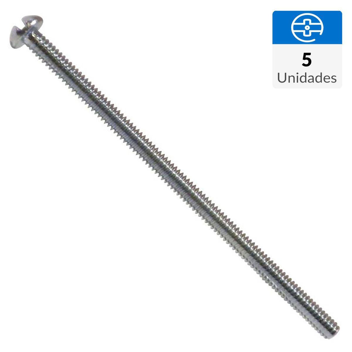 FIXSER - Perno cocina redondo 5/32"x2" 5 unidades