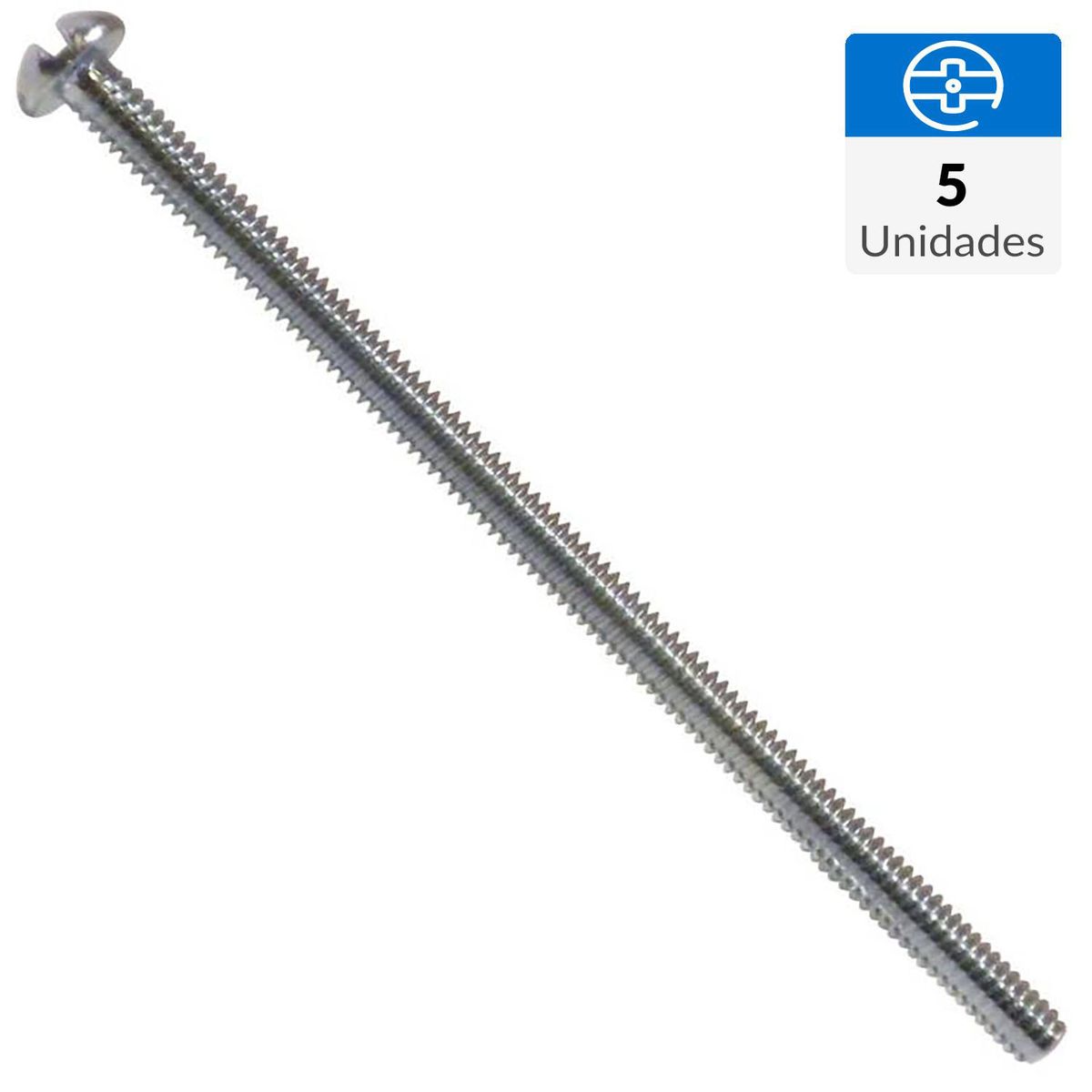 FIXSER - Perno cocina redondo 3/16"x3" 5 unidades