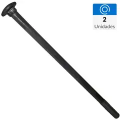 FIXSER - Perno coche 3/8"x10" 2 unidades