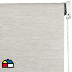 FLEXALUM - Roller Blackout Crema Ancho 111a120cm Alto 191a200cm
