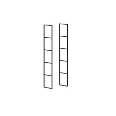 GAMET - Bastidor de pie 180x35 cm 2 unidades