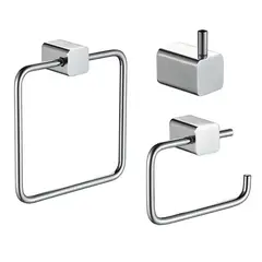 KLIPEN - Accesorio de Baño Metálico 3 Piezas