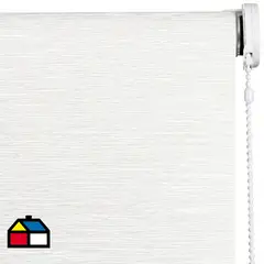 FLEXALUM - Roller Blackout Blanco Ancho 40a100cm Alto 40a100cm