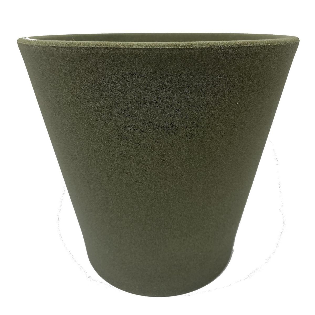 DECOGREEN - Set 4 Macetas Arena 1 Alto gris 2 Mediano rojo 1 Suculenta naranjo