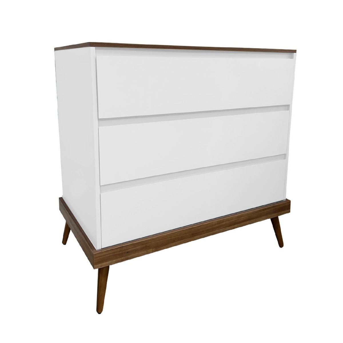 KIDSCOOL - Cómoda 3 Cajón(es) SOGNARE CANCAO 90x90x74 cm Blanco