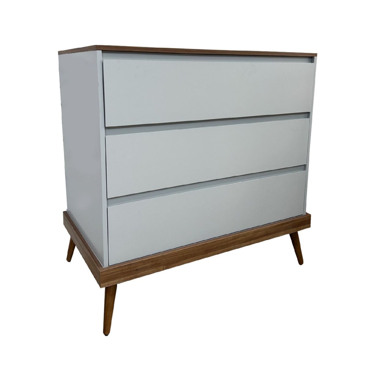 KIDSCOOL - Cómoda 3 Cajón(es) SOGNARE CANCAO 90x90x74 cm Gris