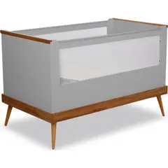KIDSCOOL - Cuna 79,3x89,6x136 cm gris