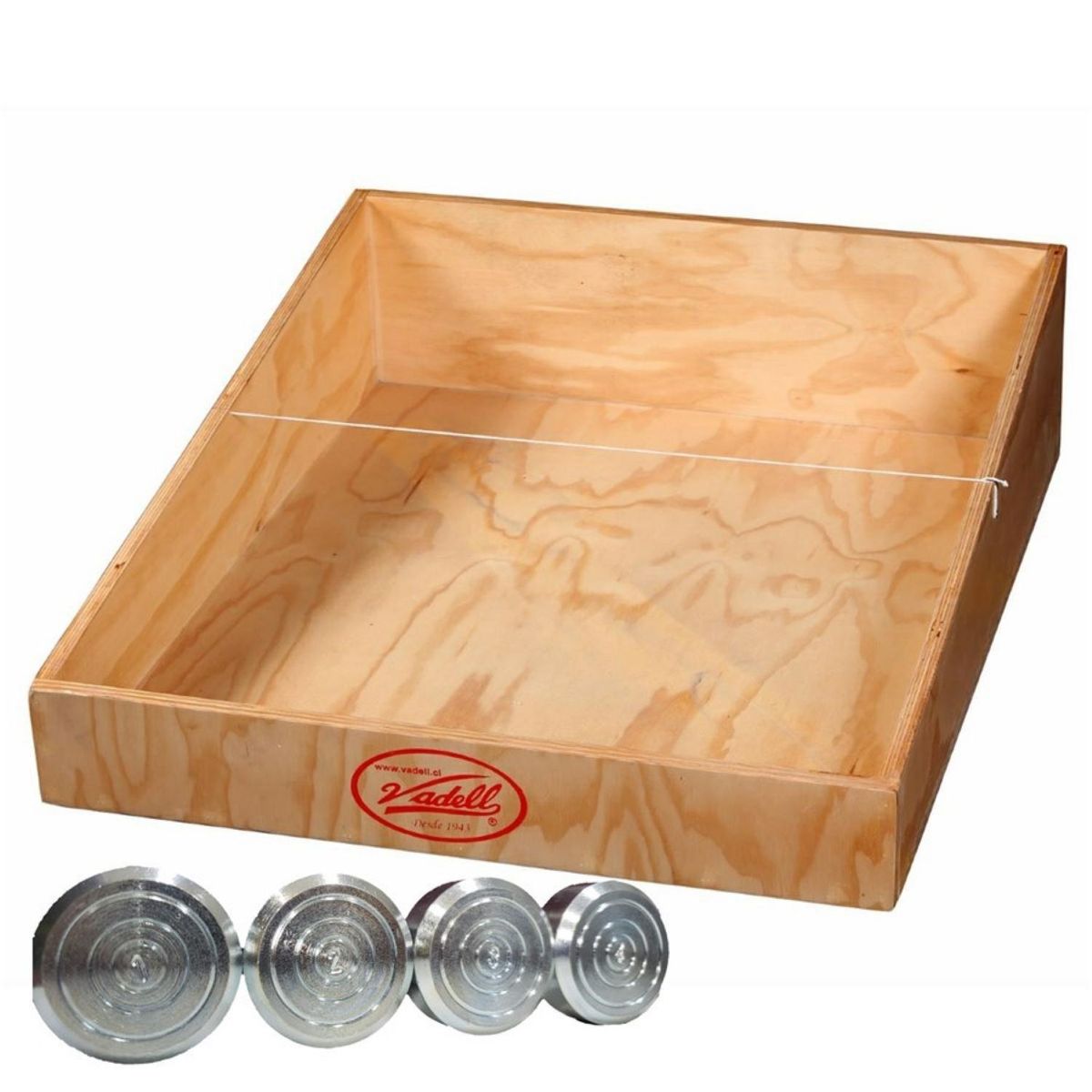 VADELL - Cajón de Rayuelas + 4 Tejos 70x22x82 cm Madera