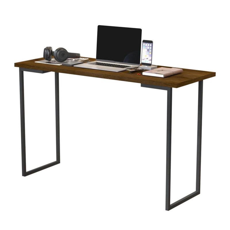 VEKKAHOME - Escritorio Isaac 120x78x45 cm Café