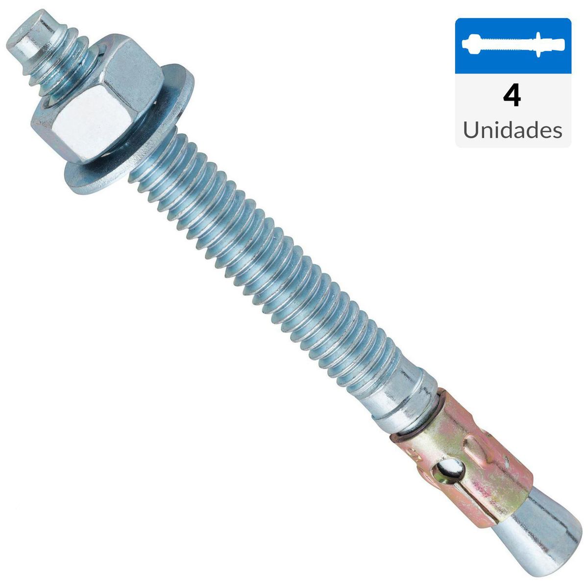 FIXSER - Perno anclaje 5/16 x 3 3/16 4 unidades