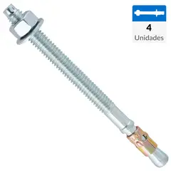 FIXSER - Perno anclaje 5/16 x 4 1/4 4 unidades
