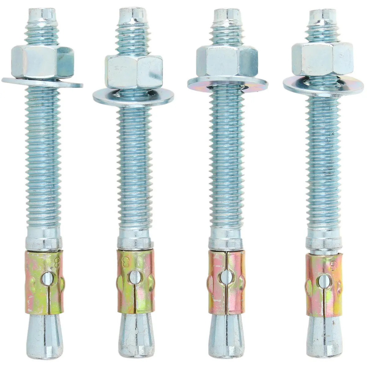 FIXSER - Perno anclaje 3/8 x 3 1/2 4 unidades