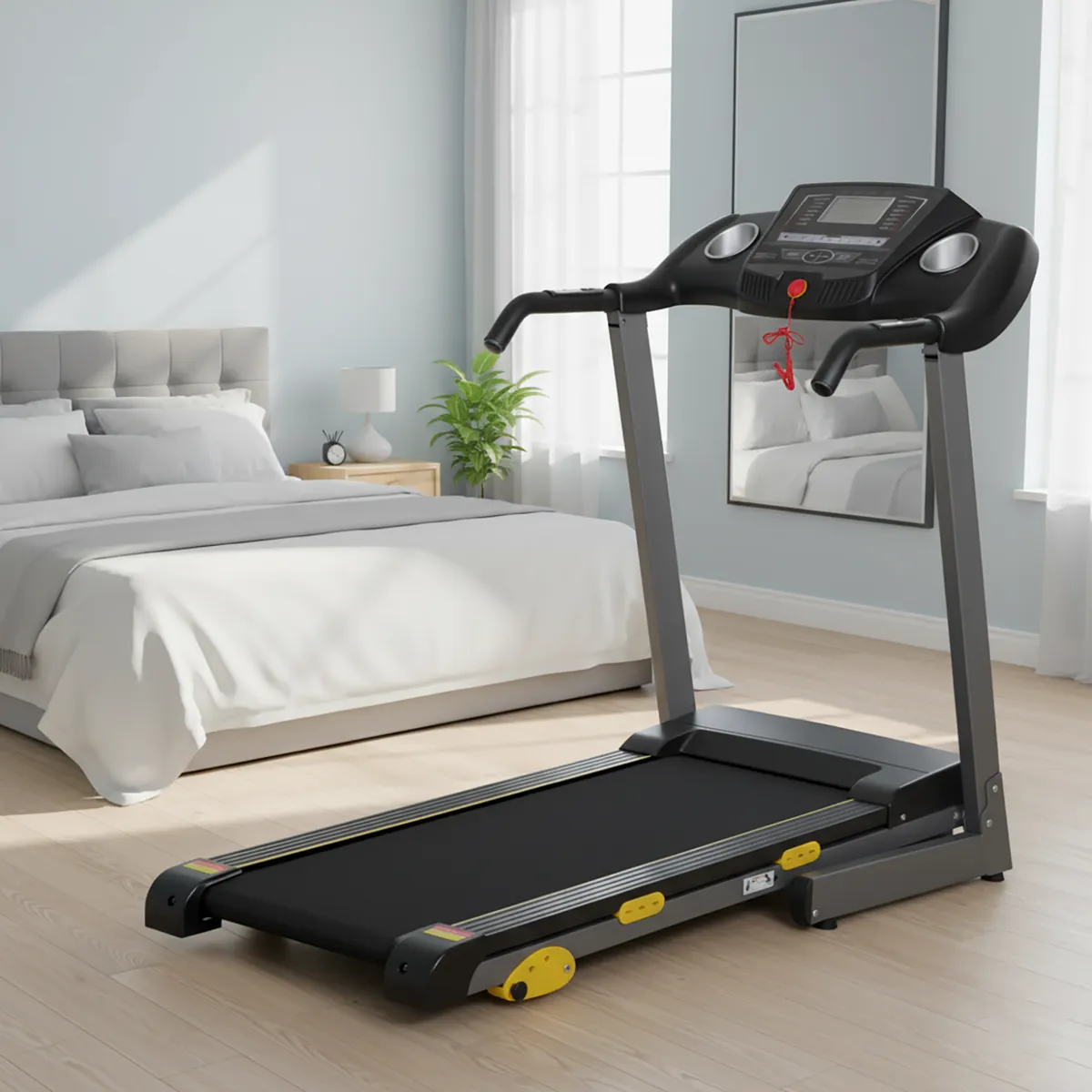 LIVEUP - Trotadora Eléctrica Plegable 7420 1.25 HP 44x138 cm Negro