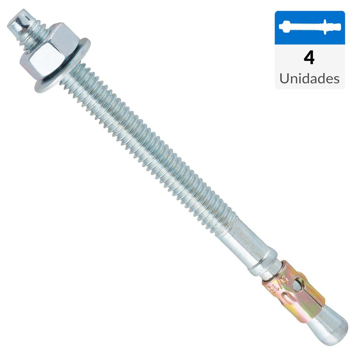 FIXSER - Perno anclaje 3/8 x 5  4 unidades