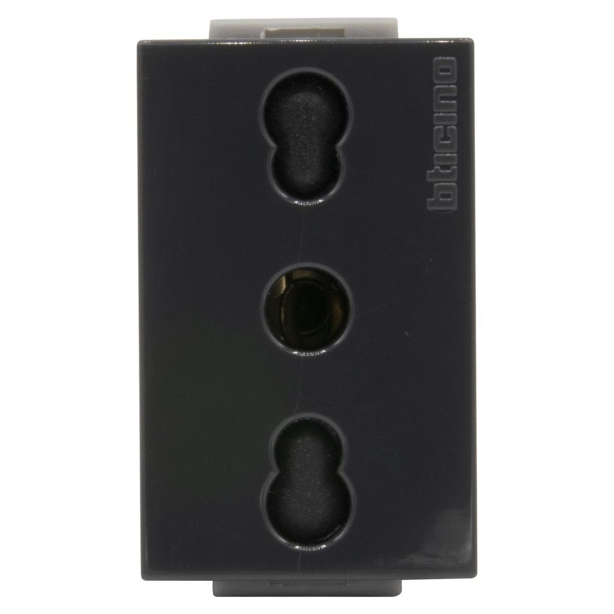 BTICINO - Toma simple 2p+t 10/16a antracita nóbile