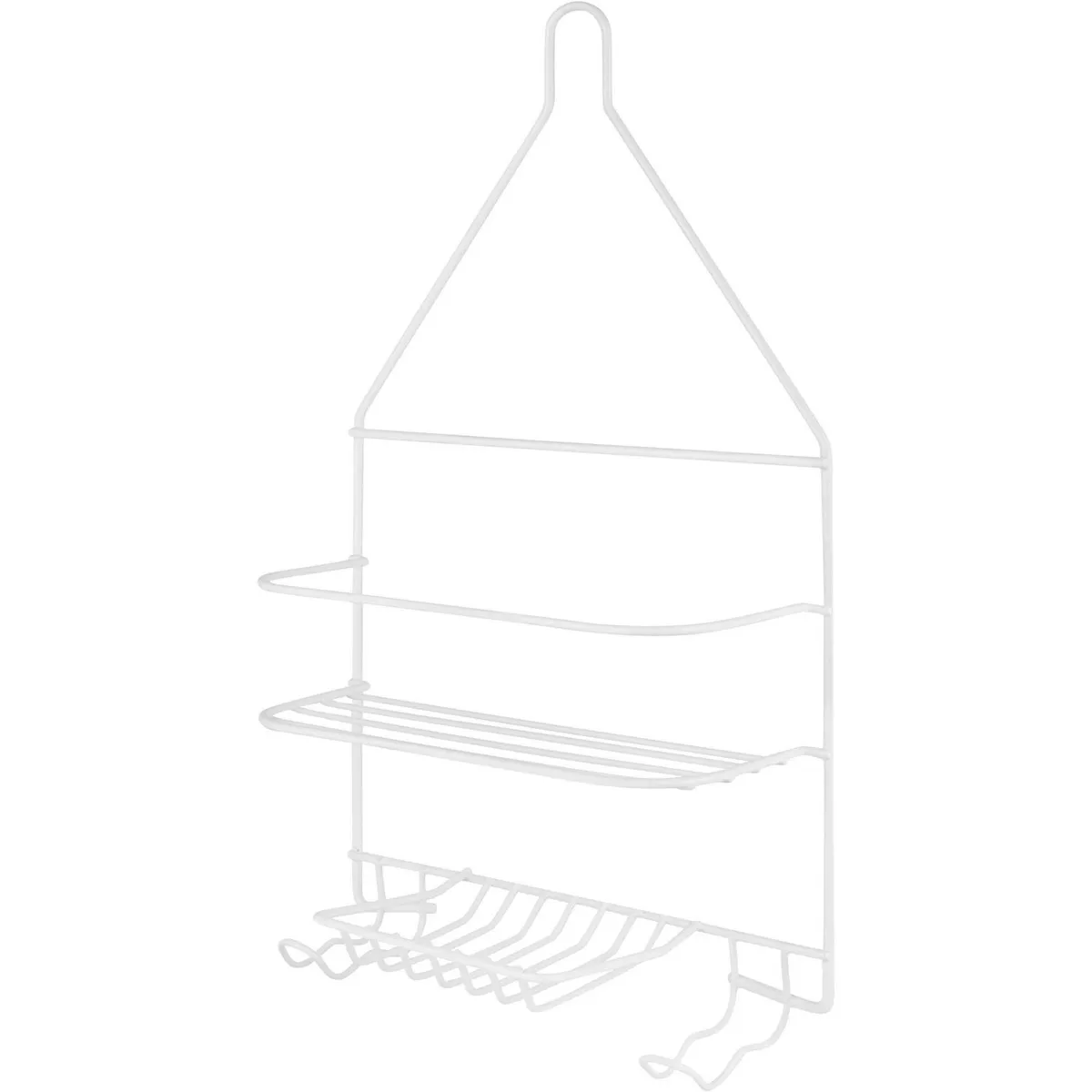 MAGLA - Organizador de ducha metal blanco