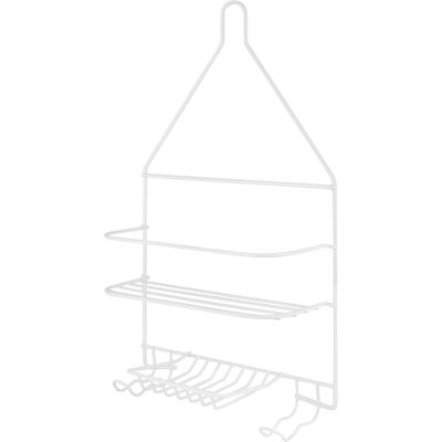 Imagen 2 del producto Organizador de ducha metal blanco