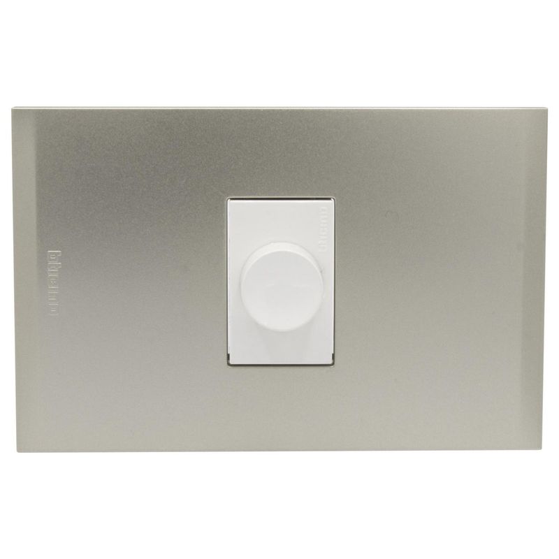 BTICINO - Dimmer universal con perilla blanco pl1p perla nóbile