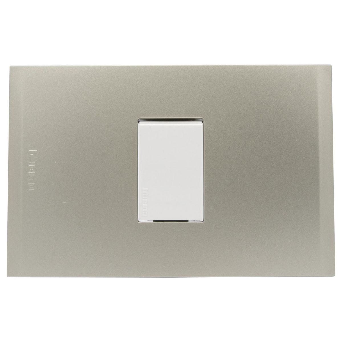 BTICINO - Pulsador 10a  blanco pl1p perla nóbile