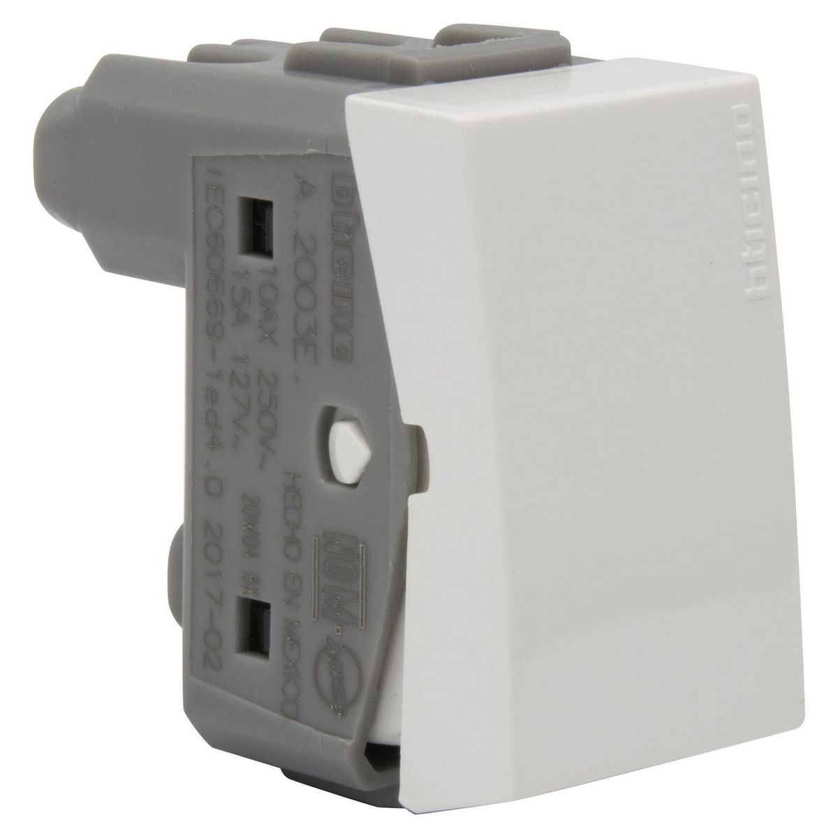 BTICINO - Interruptor 10 A Nobile Blanco