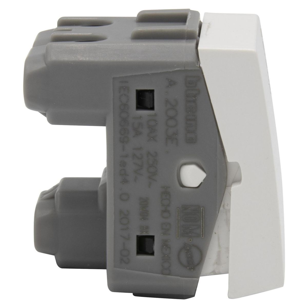 BTICINO - Interruptor 10 A Nobile Blanco