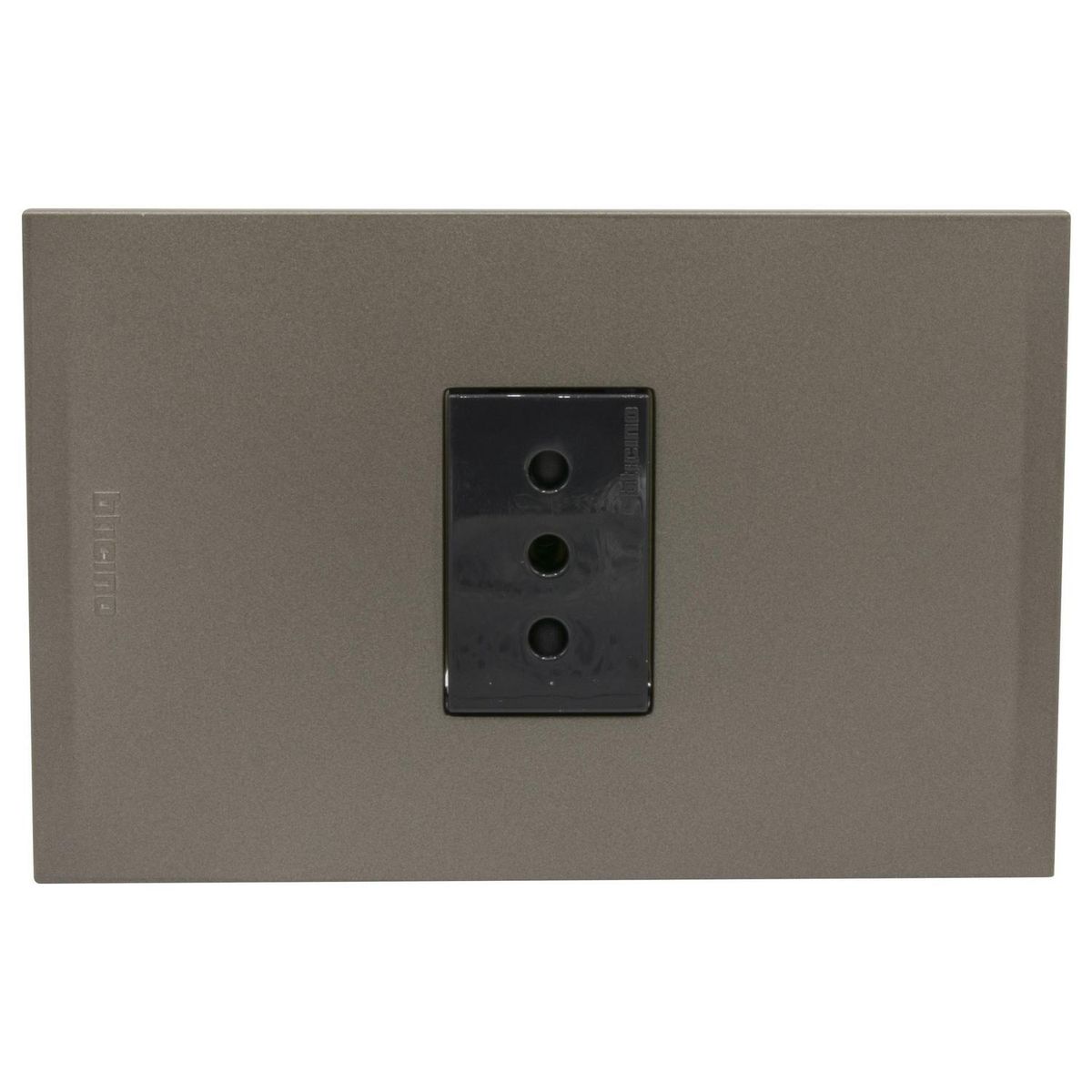 BTICINO - Toma simple 2p+t 10a antracita pl1p terra nóbile