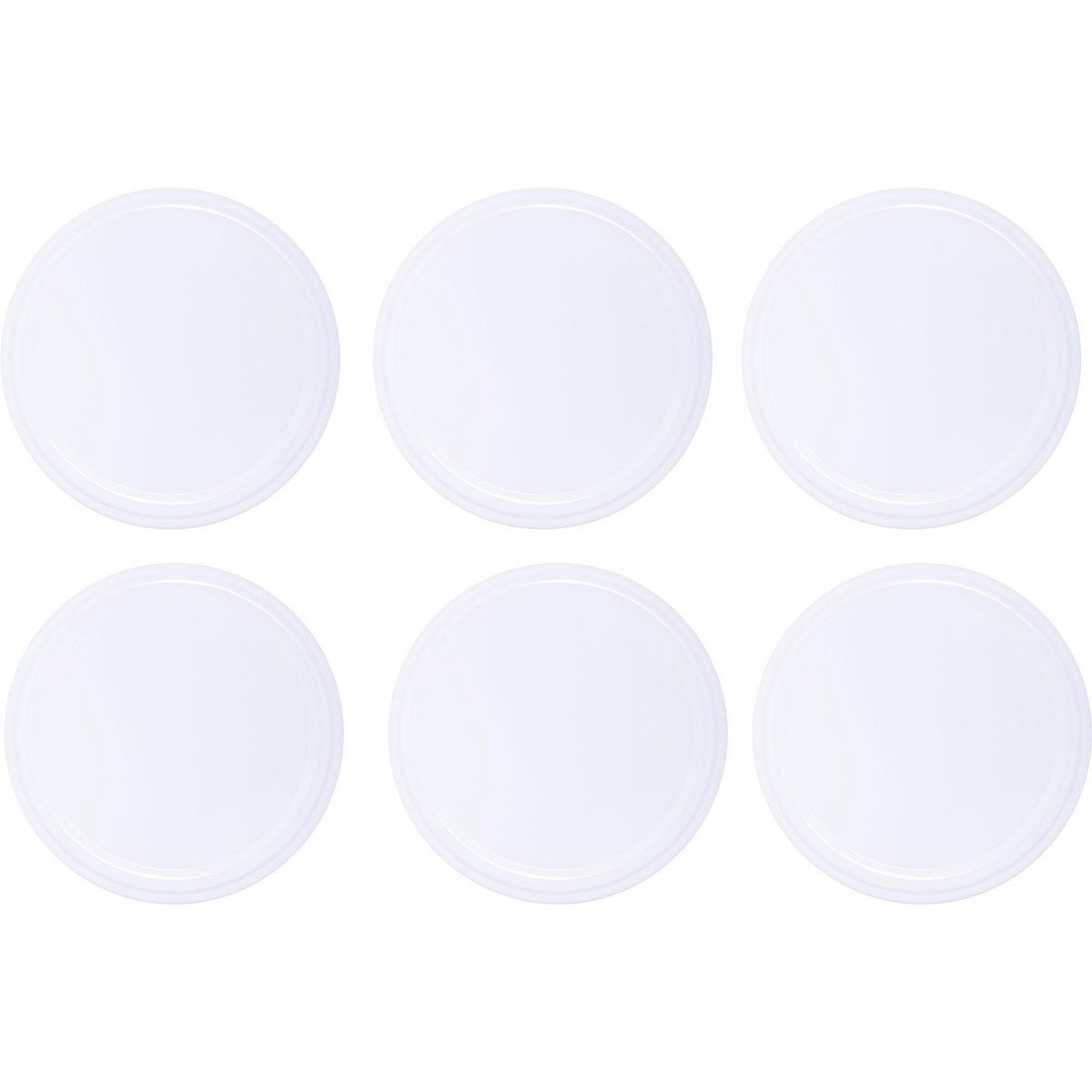 CASA BONITA - Set de 6 Tapas Inoxidable Casa Bonita para Frascos Conserva 8.5cm