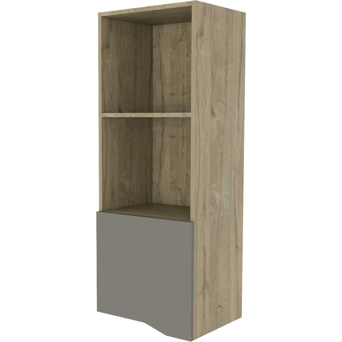 TUHOME - Repisa Obregón MDF 2 Nivel(es) 41x110x34 cm Duna/Taupe