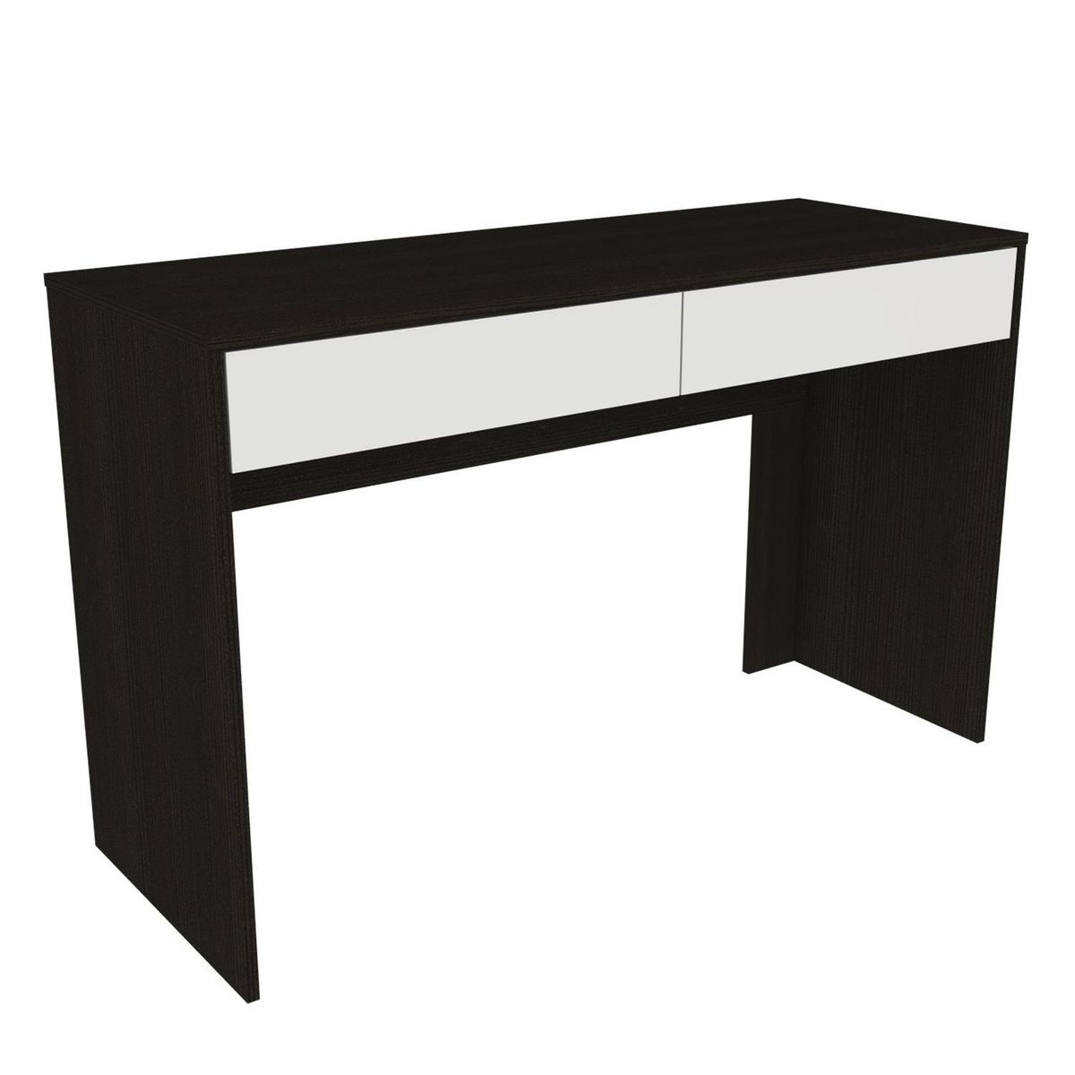 TUHOME - Escritorio 45x120,2x75 cm melamina wengue