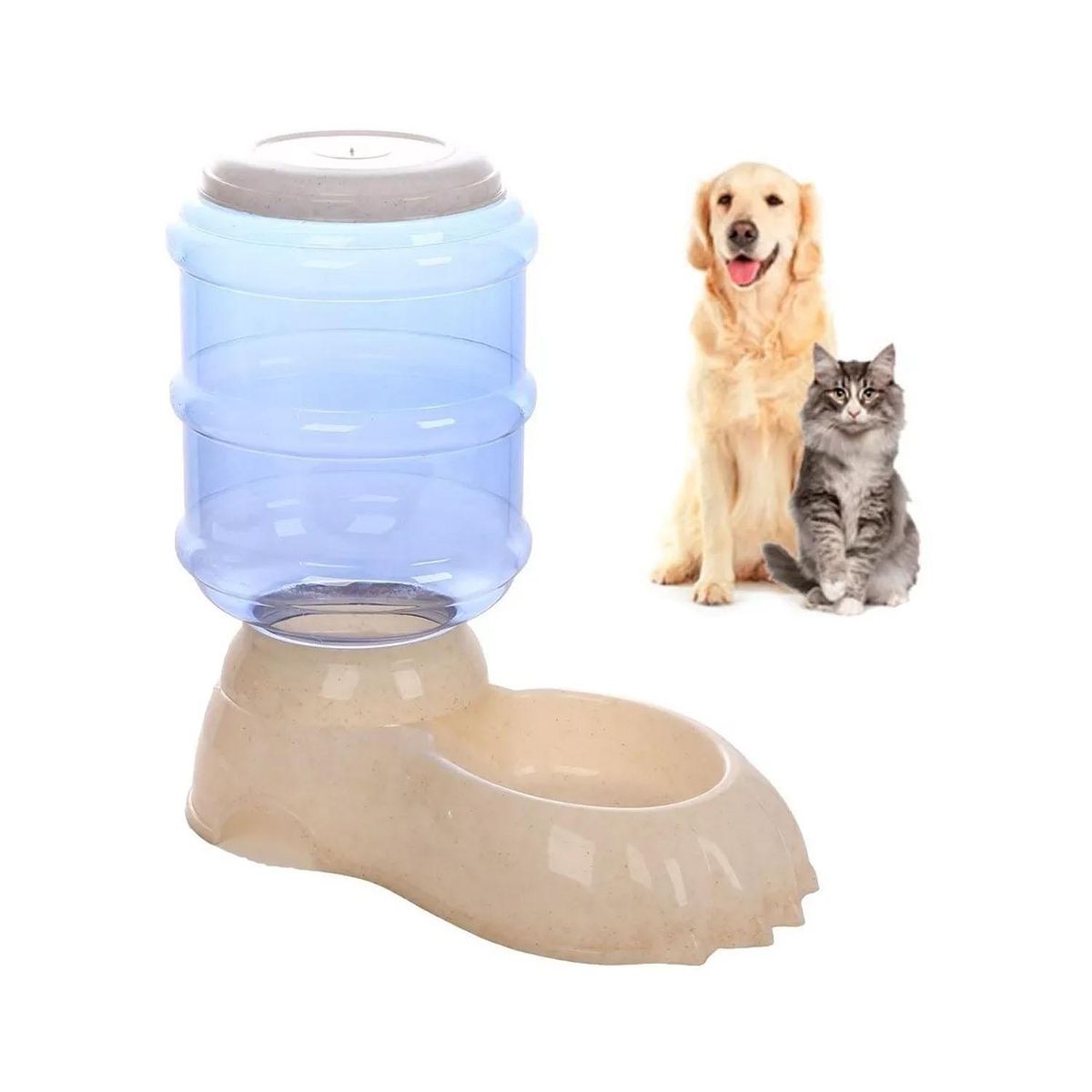 IMPORTADORA USA - Dispensador Automático Alimentos Mascotas 3,5L