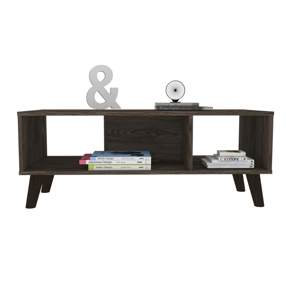 TUHOME - Mesa de centro 47x101,1x40 cm coñac