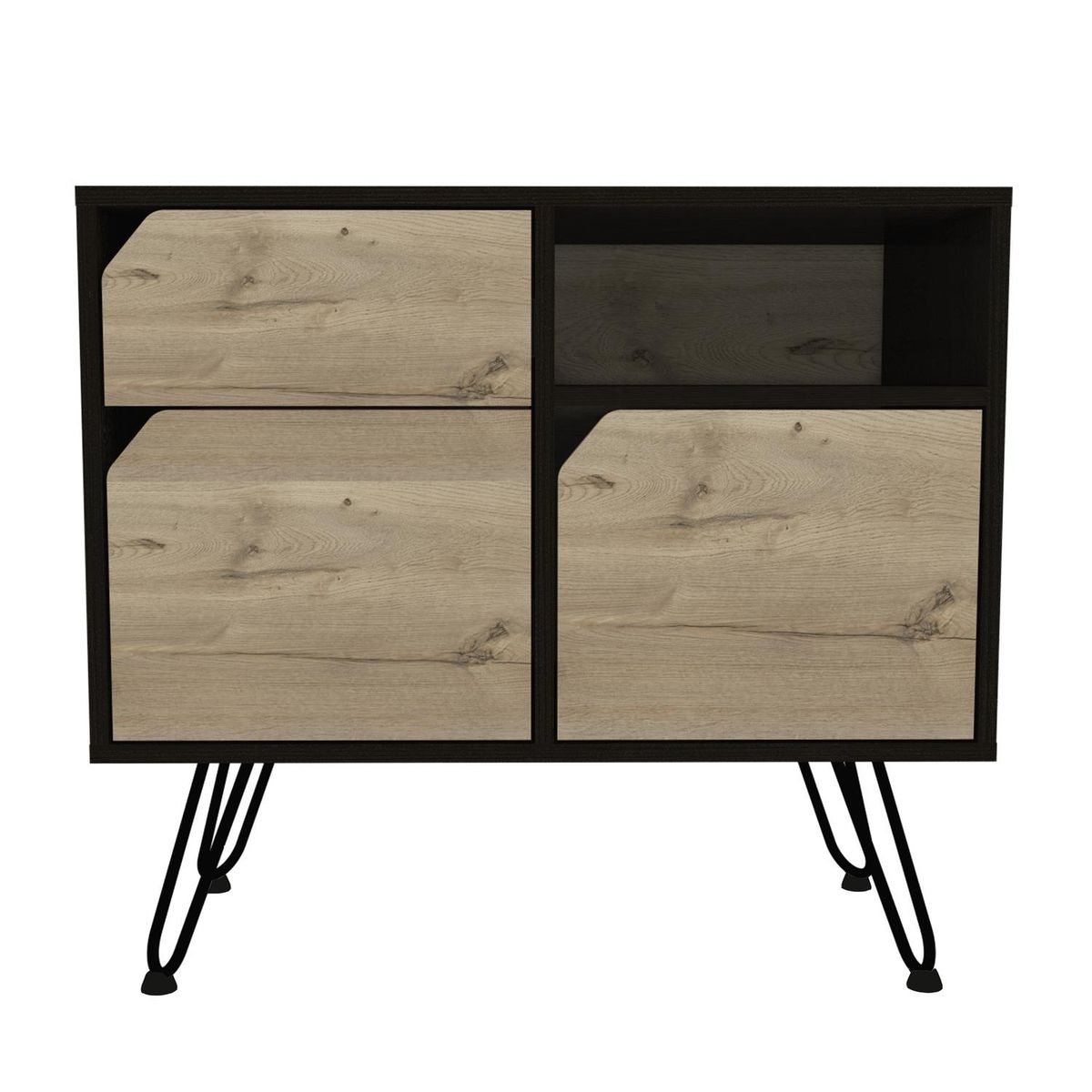 TUHOME - Archivador 2 repisas MDF 48,3x170,8x41 cm