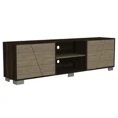TUHOME - Rack TV 80" 180x52,2x35 cm habano/miel