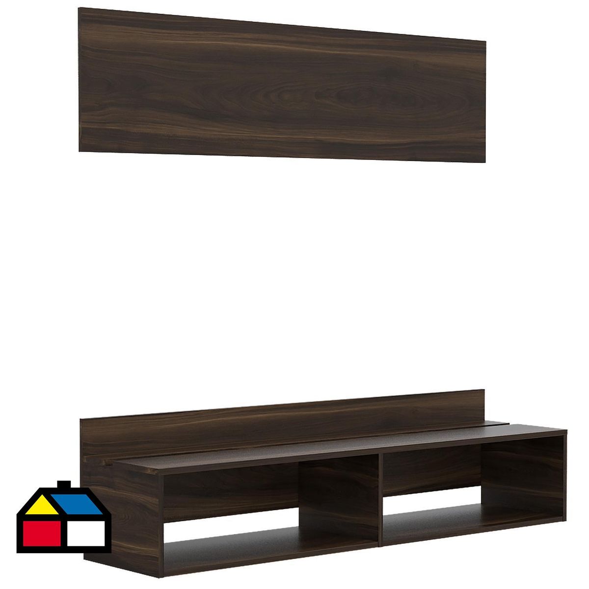 TUHOME - Panel TV 60" 137,7x134,6x33,6 cm habano