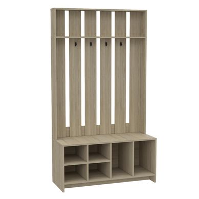 Mueble recibidor 39,3x96,8x172,6 cm rovere