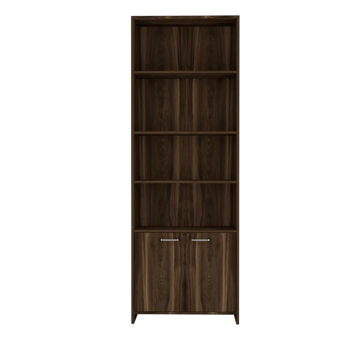 TUHOME - Estante Lisa MDF 4 Nivel(es) 63x180x26 cm Habano