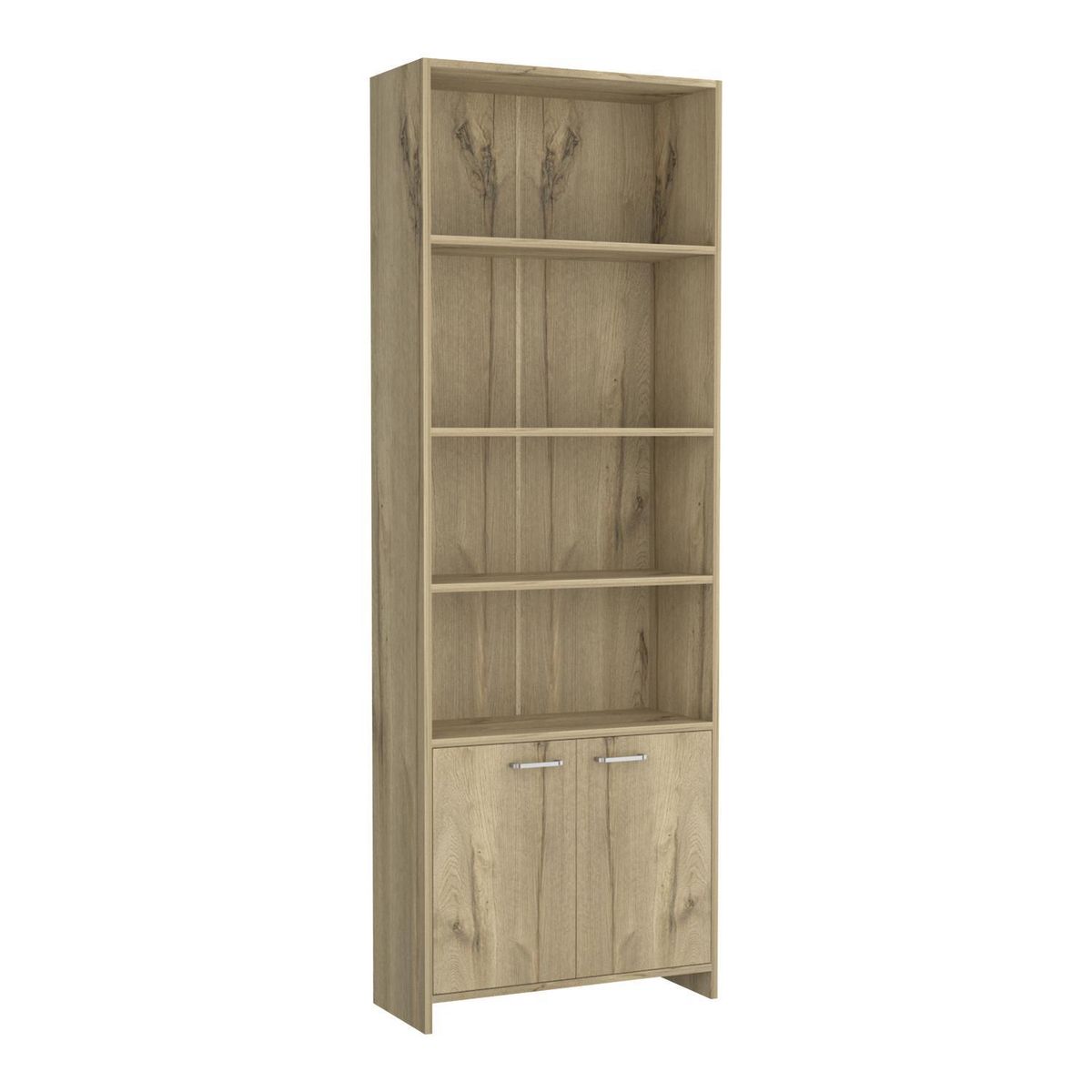 TUHOME - Librero Lisa MDF 4 Nivel(es) 63x180x26 cm Duna