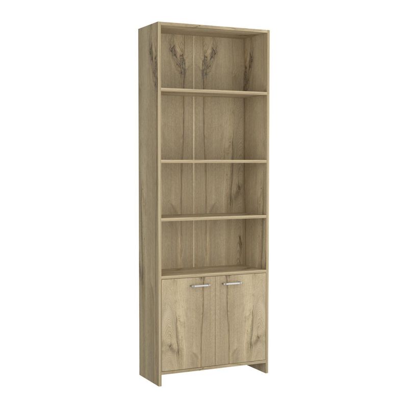 TUHOME - Librero Lisa MDF 4 Nivel(es) 63x180x26 cm Duna