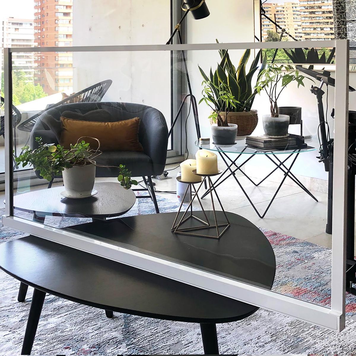 WINTEC - Protector Transparente Plegable  90x50 cm