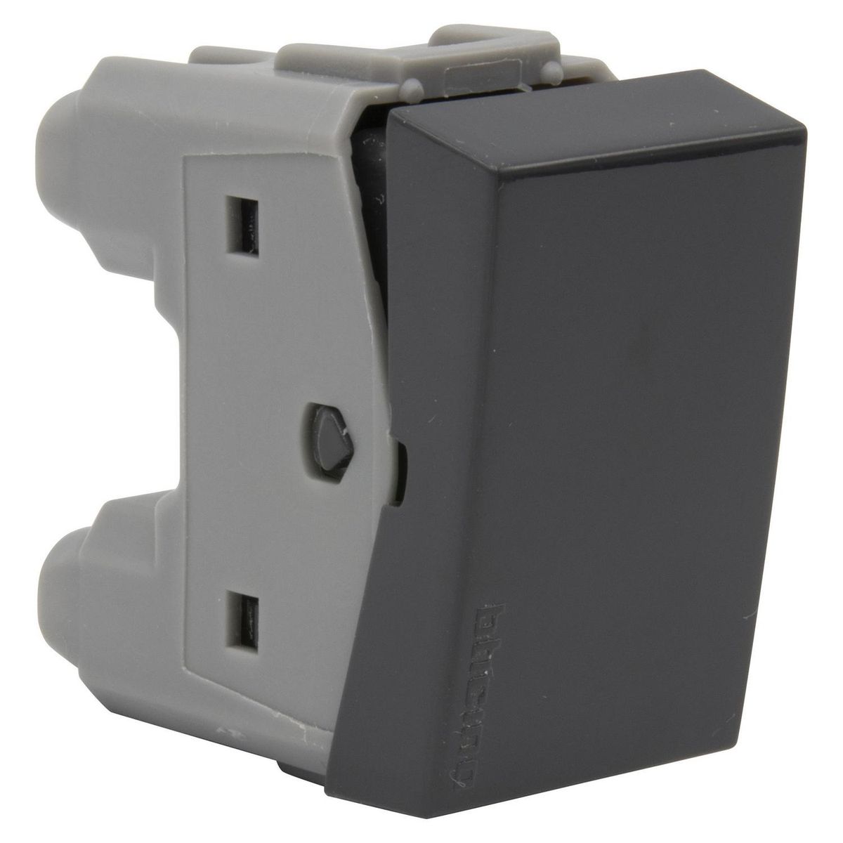 BTICINO - Interruptor (9/24) 10ax 3vias antracita nóbile