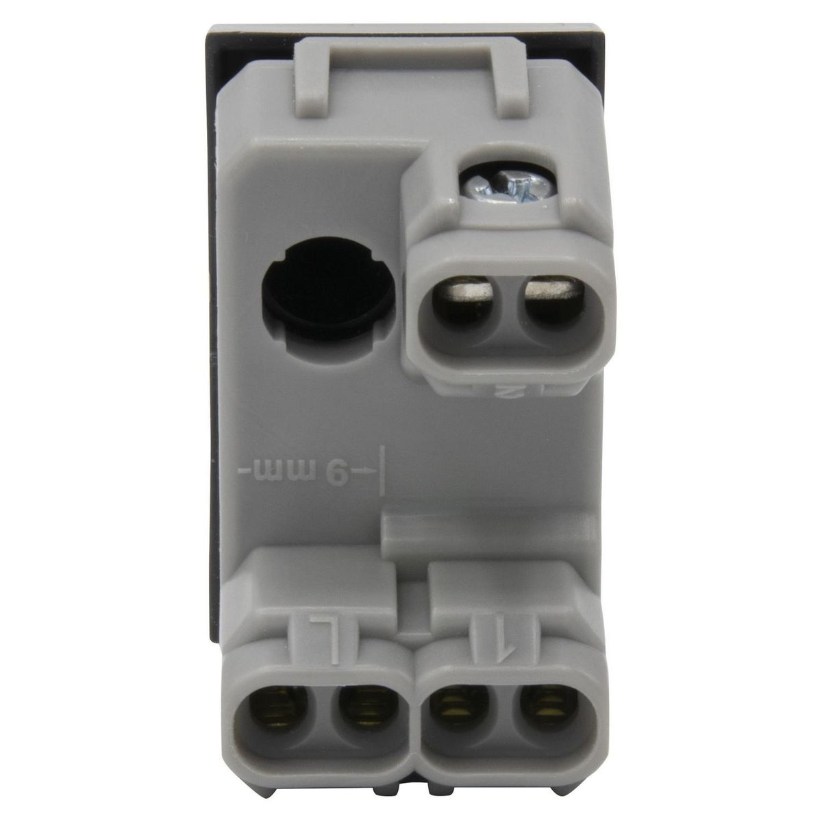 BTICINO - Interruptor (9/24) 10ax 3vias antracita nóbile